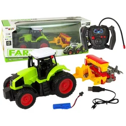 shumee Kmetijsko vozilo traktor z balirko R/C 1:16 zelene barve