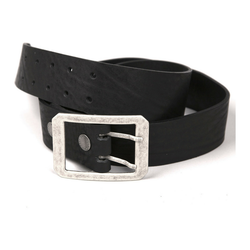 Helstons Remeni Ceinture cuir double d Crna