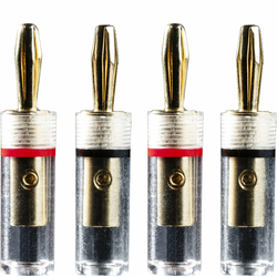 Pro-Ject Connect it Plug LS E 2x Red Ring/2x Black Ring Hi-Fi konektor/adapter