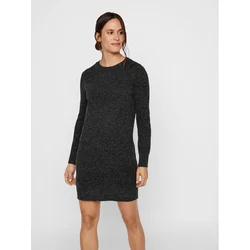 VERO MODA Pletena obleka Doffy  črna