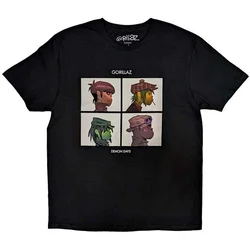 Gorillaz Majica Demon Days Unisex Black XL