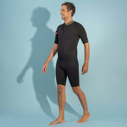 Odijelo shorty za hodanje u moru od neoprena 2/2 muško crno