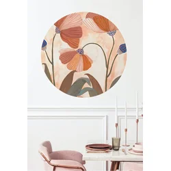 Wallity Stiker za zid ERSYSTCKR9, 78x78 cm, Narandžasti