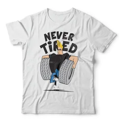 DC Comics Hero Core T-shirt, Johnny Bravo, Never Tired, (20514981)