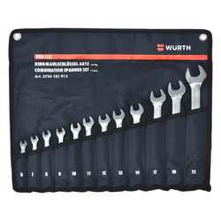 WURTH Red Stripe Set okasto-viljuškastih ključeva 12 kom