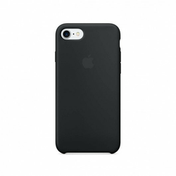 APPLE silikonski ovitek iPhone 7 (MMW82ZM/A), črn