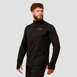 GymBeam Pulse 1/2 Zip Running Sweatshirt Black