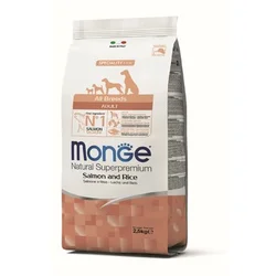 Monge Hrana Za Pse, Losos I Pirinač, Za Sve Rase, Adult, 2.5kg