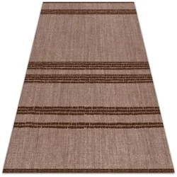 Decormat Zunanja preproga Rjava v linijah 80x120 cm