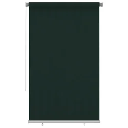 Vanjska roleta za zamračivanje 140 x 230 cm tamnozelena HDPE