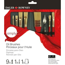 Daler Rowney Simply Komplet čopičev 10 kos