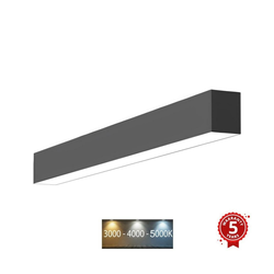 Sinclair LSM 12-20CCT - LED Stropna svetilka LSM LED/20W/230V 60 cm črna