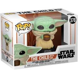 Funko Pop Star Wars The Mandalorian The Child with Cup
