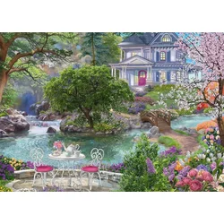 Schmidt - Puzzle Mestna vila ob jezeru - 1 000 kosov