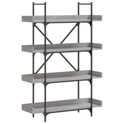 Regal za knjige s 4 razine boja hrasta 100x33x145,5 cm drveni