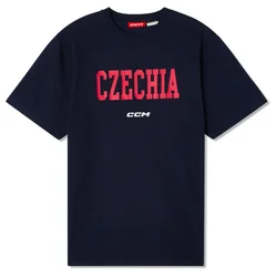 Moška majica CCM Flag Tee Team CZE Navy L