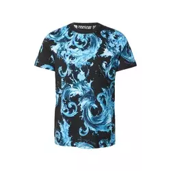 Versace Jeans Couture Majica 80GAH6S0 JS543 Modra Regular Fit