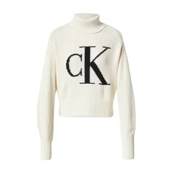 Calvin Klein Jeans Pulover črna/bela