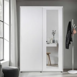 Hanah Home Klizni plakar Prt-620-Bb-3, 120x38x187 cm, Beli