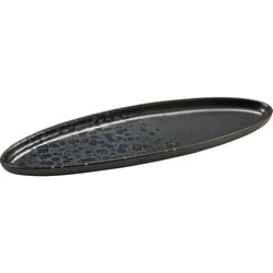LE COQ Phobos ovalni krožnik, dolžina: 310 mm, širina: 100 mm, črn, moder (6 kos)