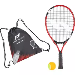 Pro Touch ACE 19 W/BAG, dečiji reket za tenis, crna 411974