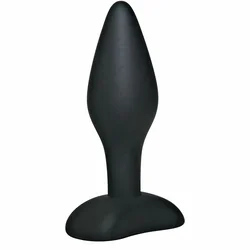 Black Velvet Butt Plug 9 cm