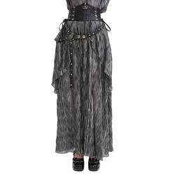 Žensko krilo DEVIL FASHION - Grey Gothic - SKT20701