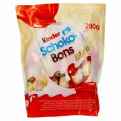 ČOKOLADNI BONBONI KINDER SCHOKO-BONS WHITE, FERRERO, 200G