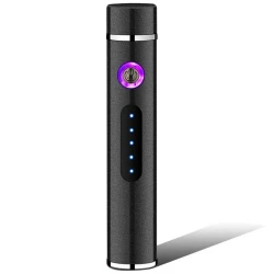 Električni upaljač s USB punjenjem RO-25704 - Crna KP25704