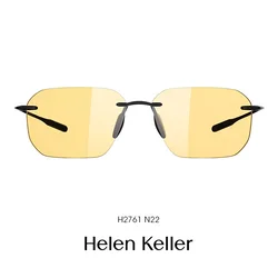 Helen Keller Unisex naočare za sunce, Crno-žute