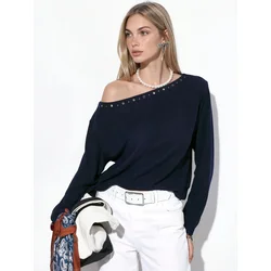 Busem Majica Sweatshirts temno modra