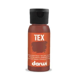 Darwi TEX barva za tekstil - Svetlo rjava 50 ml