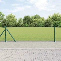 Heksagonalna ograda s betonskom osnovom 25 x 0,6 m Zelena Mreža
