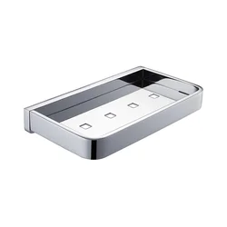 OMNIRES LU30330CR - Zidna polica za tuš LUGANO 20 cm sjajni hrom