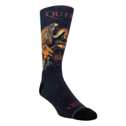 Nogavice QUEEN - FULL COLOR CREST DYE SUB - BLACK - PERRI´S SOCKS - QUB302-001