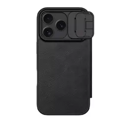 Maska na preklop Nillkin Qin Pro za iPhone 17 Pro Max crna