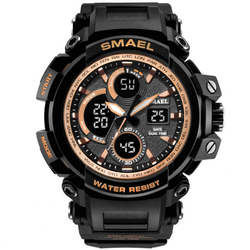 Sat SMAEL TE-4002 - Crni / Zlatni KP4002