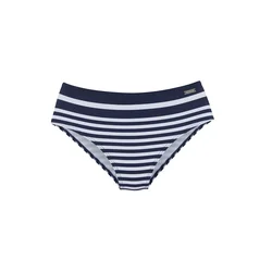 LASCANA Bikini hlačke marine/bela