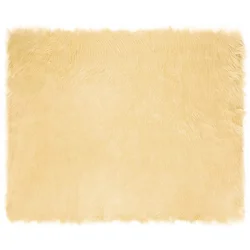 Tepih od umjetne ovčje kože TAFALLA Krem 200 x 280 cm Poliester