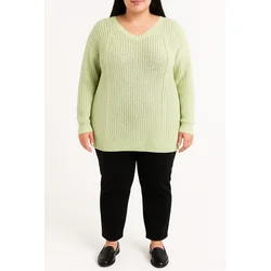 Plus size pulover, menta