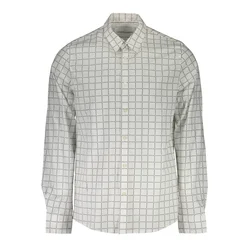 CALVIN KLEIN WHITE MEN'S LONG SLEEVE SHIRT