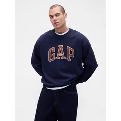 GAP Majica  marine / rjasto rjava / bela