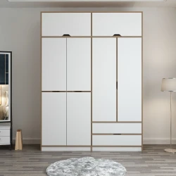 Hanah home Ormar Elina 185x253x52cm Belo-Bež
