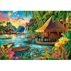 Castorland Puzzle Tropski otok 1000 kosov