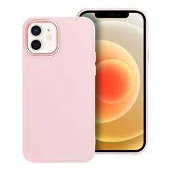 FRAME maska za IPHONE 12 / 12 PRO puderasto ružičasta