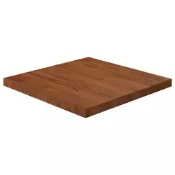 Četvrtasta stolna ploča smeđa 40x40x2,5 cm tretirana hrastovina