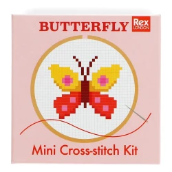 Komplet za ustvarjanje Cross-stitch Kit Butterfly – Rex London
