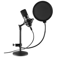 VONYX CMTS300 Studio Microphone USB Set Black
