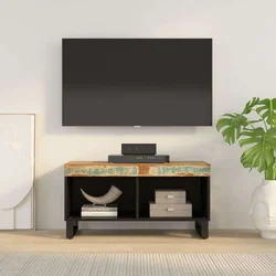 TV ormarić 85x33x43,5 cm od masivnog obnovljenog drva
