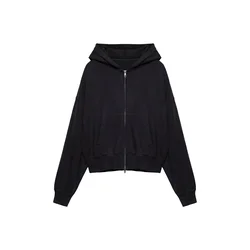 Pull&Bear Jopa na zadrgo črna